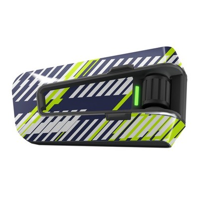 For Cardo Packtalk Edge Device Protection Decal Sticker 1pc Green Full Stripe