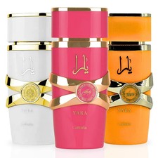 Yara Candy, Yara Moi Yara Tous Eau de Parfum Sprays 100ml 3.4 oz by Lattafa