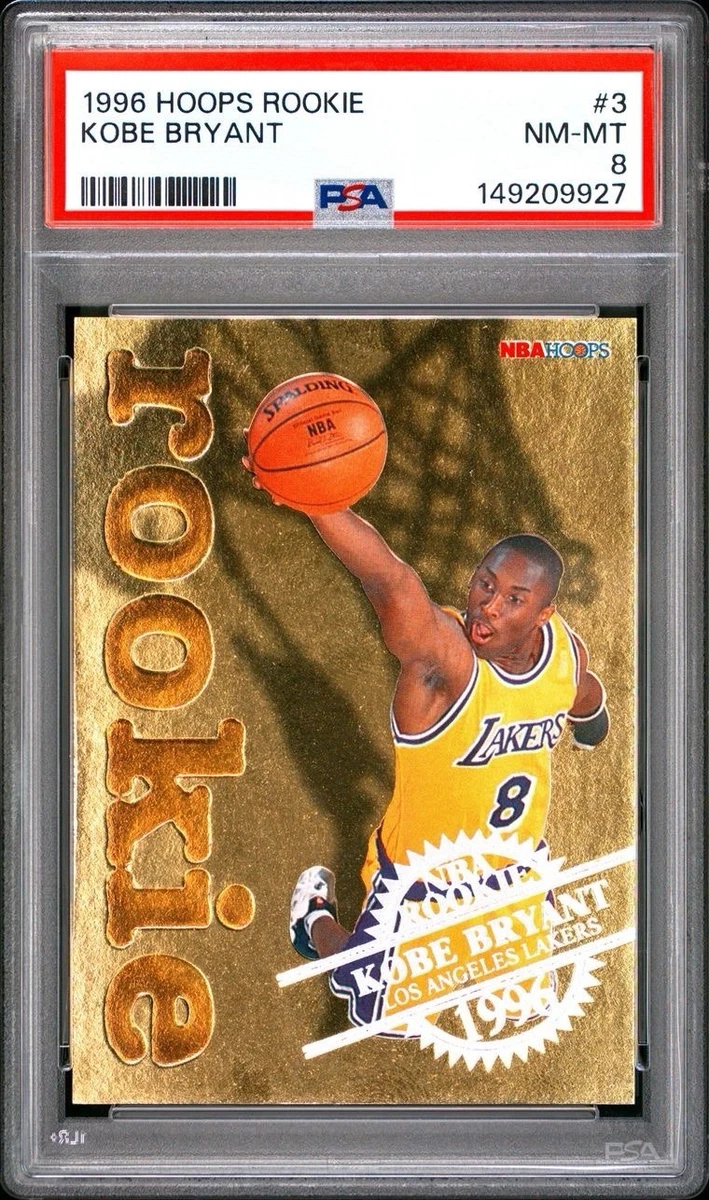 Kobe Bryant Basketball Grade 8 Rookie Sports Trading Cards