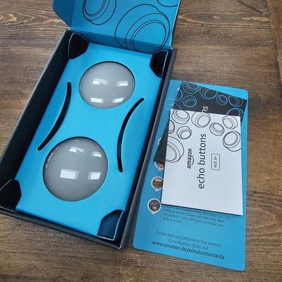 Amazon Echo Buttons Alexa Gaming Gadget 2 Pack Excellent Condition In Box
