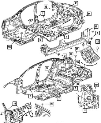 Genuine Mopar Body Plug 4589533AB
