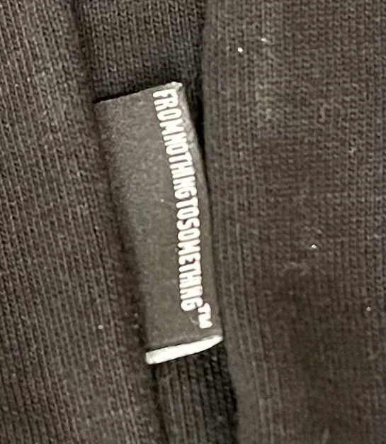 UNDERCOVER Pullover elegante pesante HOODRICH taglia grande XL nero felpa con cappuccio tasca segreta