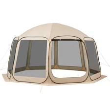 Uimoso Pop-Up Screen Tent 15 x 13.8 ft for 12-15 People with Carry Bag