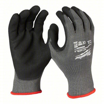 Milwaukee SMARTSWIPE Black/Charcoal Large Nylon Cut-Resistant Glove 48-22-8952B
