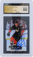 Ryan Getzlaf Anaheim Ducks Signed 2020-21 Upper Deck Allure Black #59 CGC Card