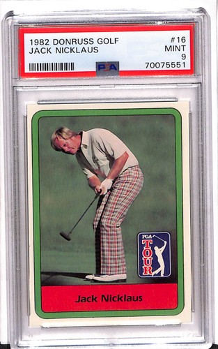 1981 Donruss Golf Jack Nicklaus #16 PSA 9