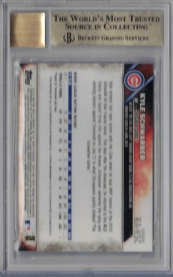2016 Topps Chrome Kyle Schwarber Autograph Rookie Card RC Graded