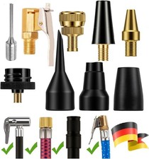 9-teiliges Adapter-Set und Druckluft-Kompressor-D&uuml;sen &ndash; kompatibel mit St