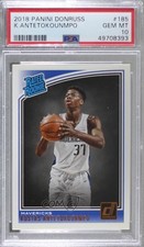2018-19 Panini Donruss Rated Rookies Kostas Antetokounmpo #185 PSA 10 GEM MT 8d2
