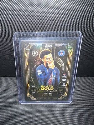 Topps Match Attax UCC 2025/26 Desire Doue Black Gold Limited Edition PSG Paris