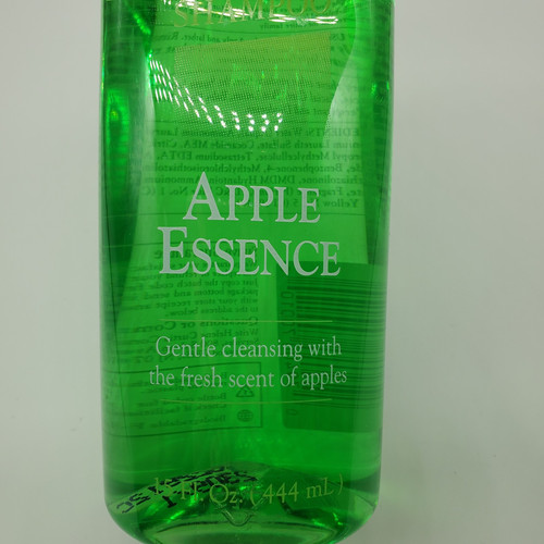 VINTAGE Suave grünes Shampoo frische APFELESSENZ 15 Unzen Flasche Helene Curtis USA - Bild 3 von 4
