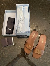 Prada Satin Slides 38