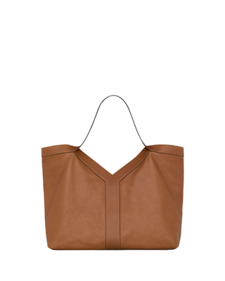 SAINT LAURENT Yラージトート BRICK 美品 Saint Laurent Y Large $4400 Brick Leather Tote Bag New & Authentic