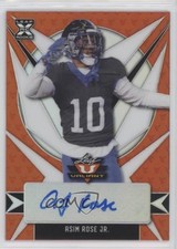 2021 Leaf Valiant Orange 40/50 Asim Rose Jr #BA-ARJ Auto 2l7