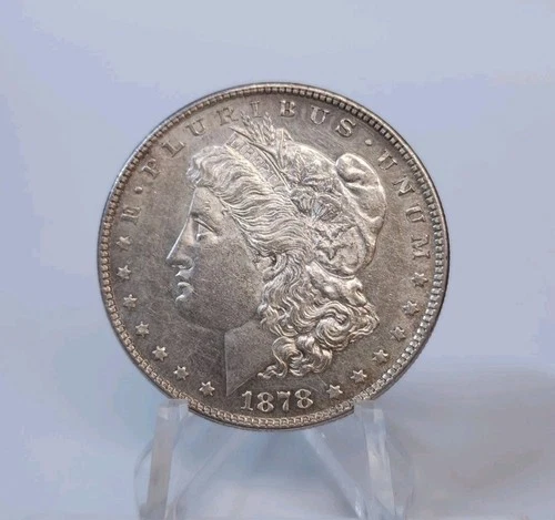 1878 7/8TF Morgan Dollar Strong VAM 38 7/5 Doubled Liberty AU+