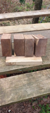 WALNUT BLACK WALNUT 4 BOWL ACTUAL BLANKS LATHE TURNING BLOCKS 6 x 6 x 3  3 1/2