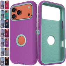 For Apple iPhone 17 PRO 5G Heavy Duty Phone Case Shockproof Rugged Hybrid Cover
