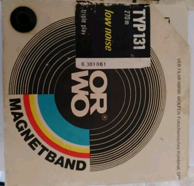 Orwo Magnetband Schachtel Typ 131 Low Noise 270m BASF Spule Unbekanntes Band