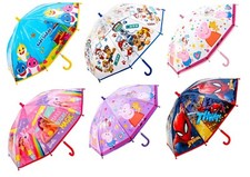 Kids Character Umbrella Dome Bubble Disney Marvel TV & Film Boys & Girls School