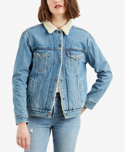 Levis Ex-Boyfriend Fleece Denim Jack 