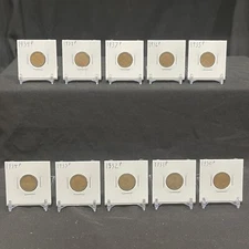 1930P-1939P Lincoln Wheat Cent Collectible Coin Set (10 Coins) G-F (READ!)