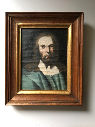 Testa di Cristo / olio su tela / piccolo dipinto ad olio barocco / 18. Secolo - Foto 4 di 14