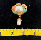 Joan Rivers Designer Jewelry Pearl Drop Pin