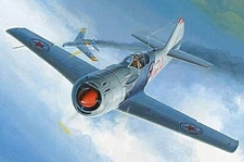 HobbyBoss Lavochkin La11 Fang Fighter - Plastic Model Airplane Kit - 1/48 Scale