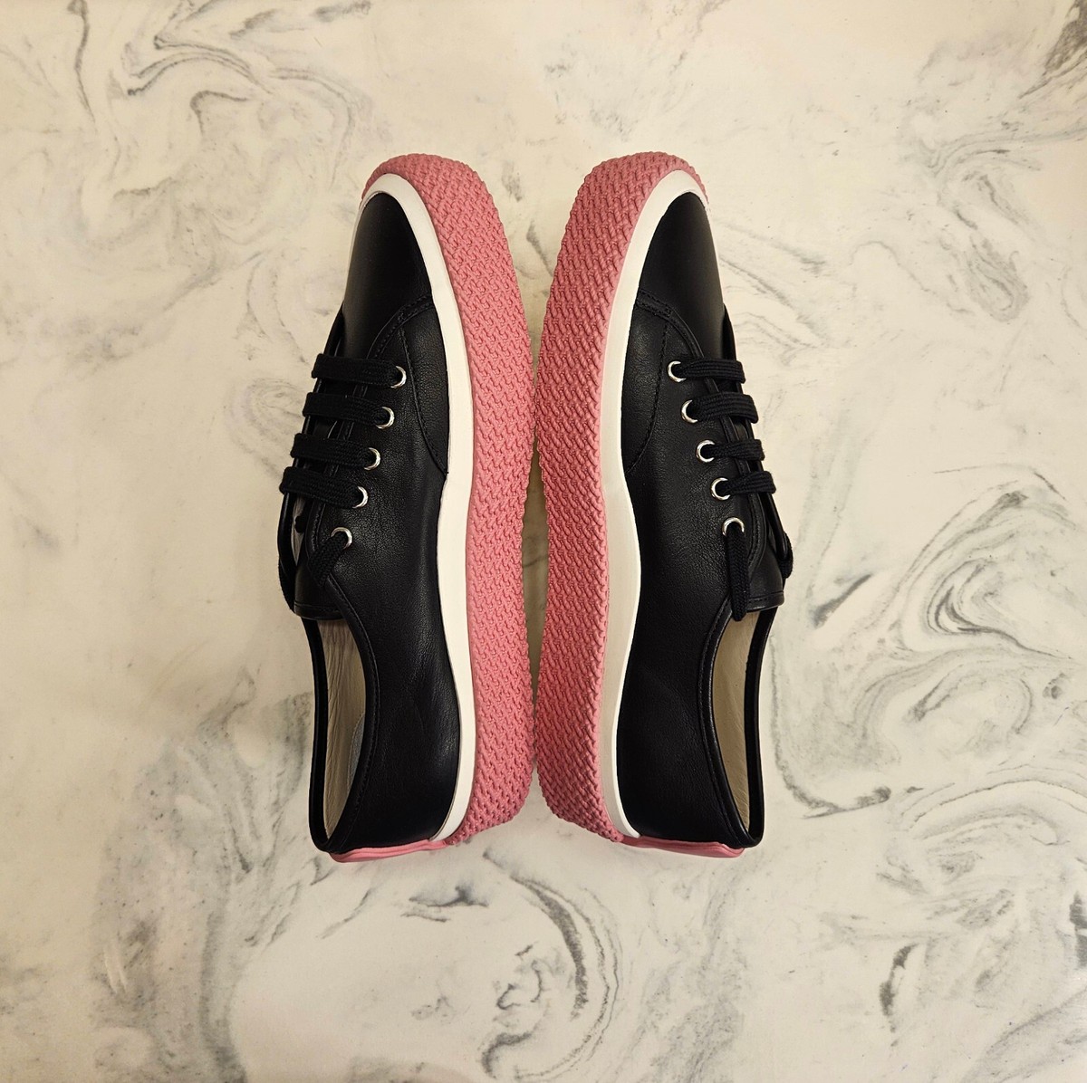 スニーカー FERRAGAMO SNEAKER (029835780989M NERSTR) New! Salvatore Ferragamo 'Storm' Low Top Sneakers Black