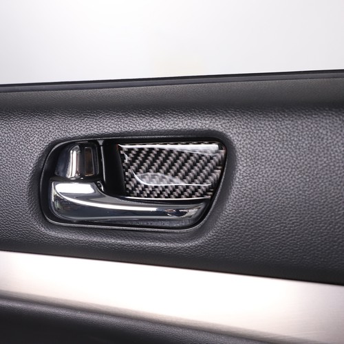 For Infiniti G37 2007-2013 Carbon Fiber Interior Door Handle Bowl Door Wrist Kit - Picture 11 of 12