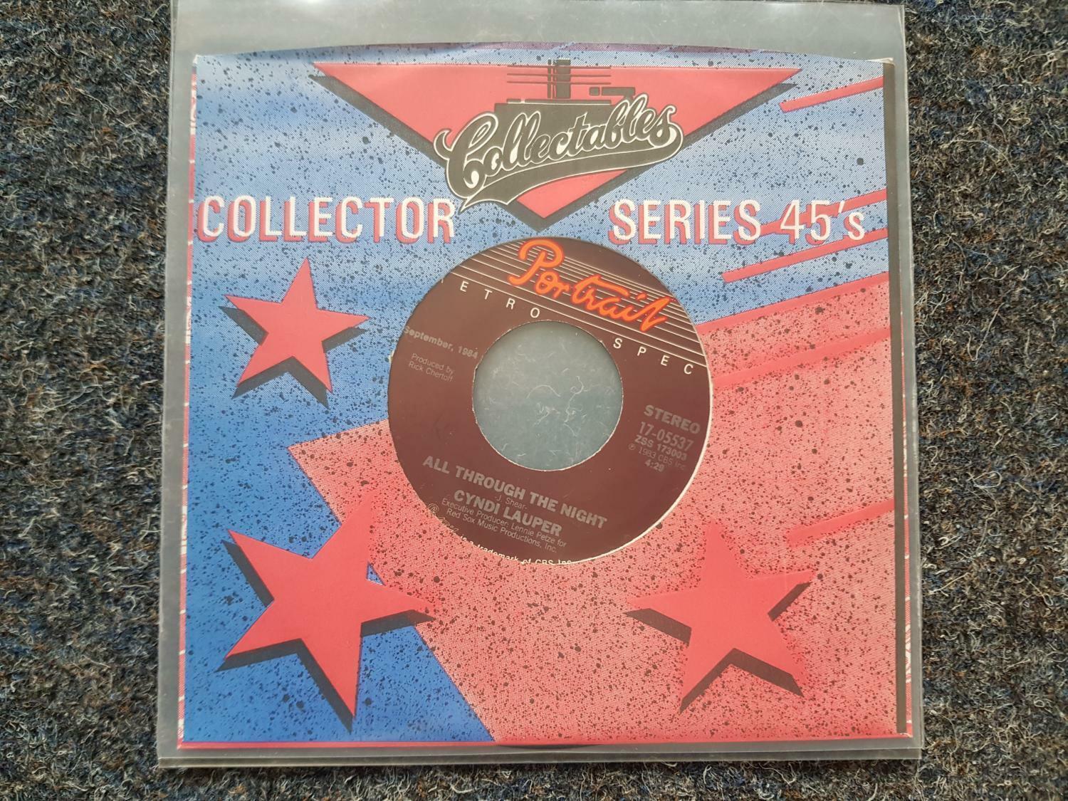 7"" Single Vinyl Cyndi Lauper - All through the night/ She bop US
