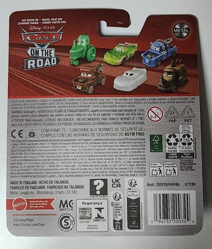 2024 Disney Pixar Cars, On The Road "Jessica Carvill" & Cone 1:55 Collectible - 第 2/4 張圖片
