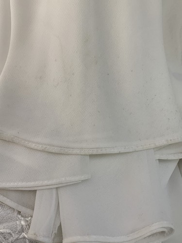 FLORA NIKROOZ Robe IVORY LINGERIE Long Sheer Lace Gown NWT Large/XL - Picture 11 of 15