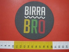 B1 SOTTOBICCHIERE BIRRA BEER MAT BIER COASTER PILSNER ITALIA BRO TERNI UMBRIA