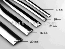 PROFILO CROMATO STRISCIA CROMATURA ADESIVA 4 6 8 10 12 15 18 MM AUTO TUNING