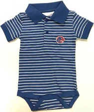 Boise State Jersey Stripe Golf Creeper