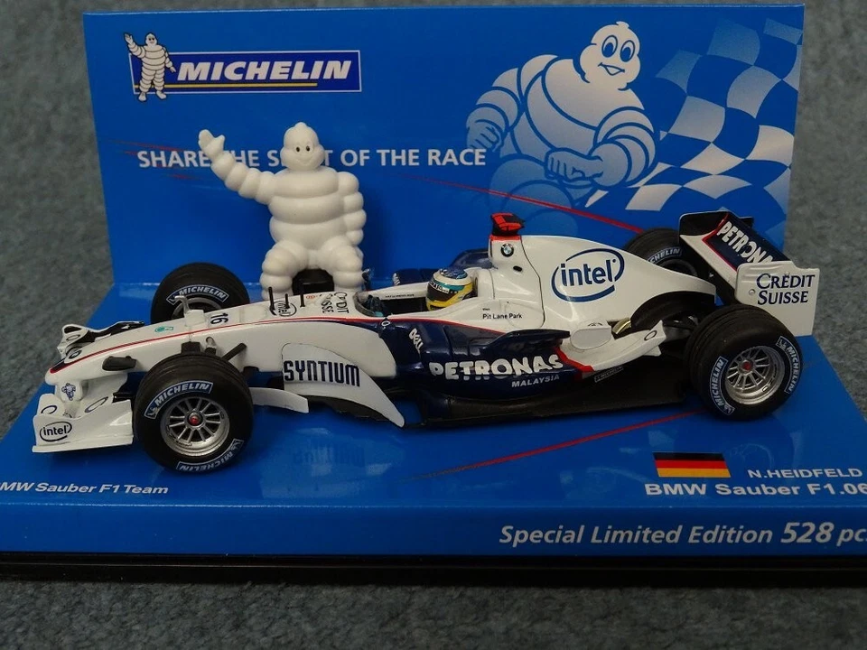 Minichamps BMW Sauber F1.06 #16 Nick Heidfeld Formula 1 F1 Michelin PROMO RARE! - Bild 2 von 4