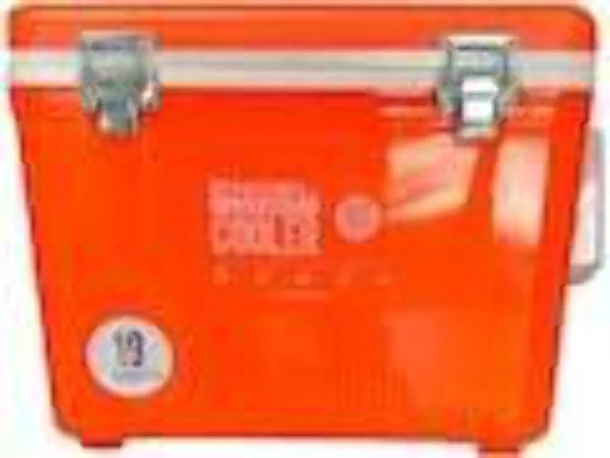 ENGEL 19 QT BAIT COOLER WITH AERATOR HI VIZ ORANGE ENGLBC19OHV