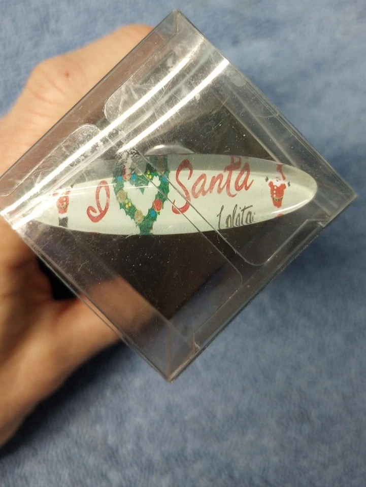 NEW Lolita "I Love Santa" Corkscrew Hallmark Gold Crown C-WINS-55855 - Image 3 of 4