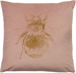 pink bee cushion
