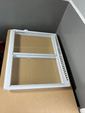 NICE! Kenmore Refrigerator Crisper Drawer Cover & Glass Insert Shelf