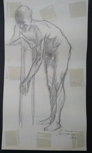 Dos dibujos originales de Antoni FERRATER Feliu 1913 - Imagen 2 de 3