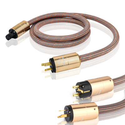 5N Audio OFC US/EU HiFi Audio Power Cable Audiophile Schuko Main Supply Cord