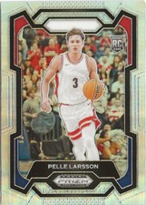 2024 Panini Prizm Pelle Larsson #16 Silver Prizm SP RC Miami Heat