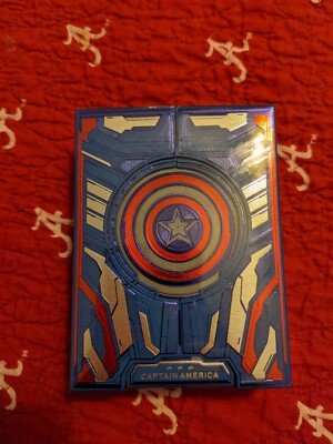 Captain America Playing Cards, Deluxe Tuck from Card Mafia, IN HAND! USPCC