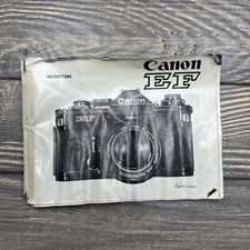 Vintage Canon EF Owners Instruction Manual Replacement Part Piece