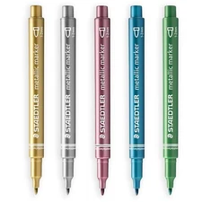 Staedtler 8323 Metallic Marker Pens - Bullet Shaped Nib 1-2mm - All Colours