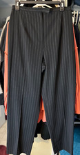 WP03-Style  Co, VINTAGE90's,Black pinstripe, Hi waist,PANTS 26x32  10  NEW