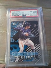 Wander Franco Rookie /299 #WTTS-25 PSA 9 2022 Topps Welcome to the Show Black 