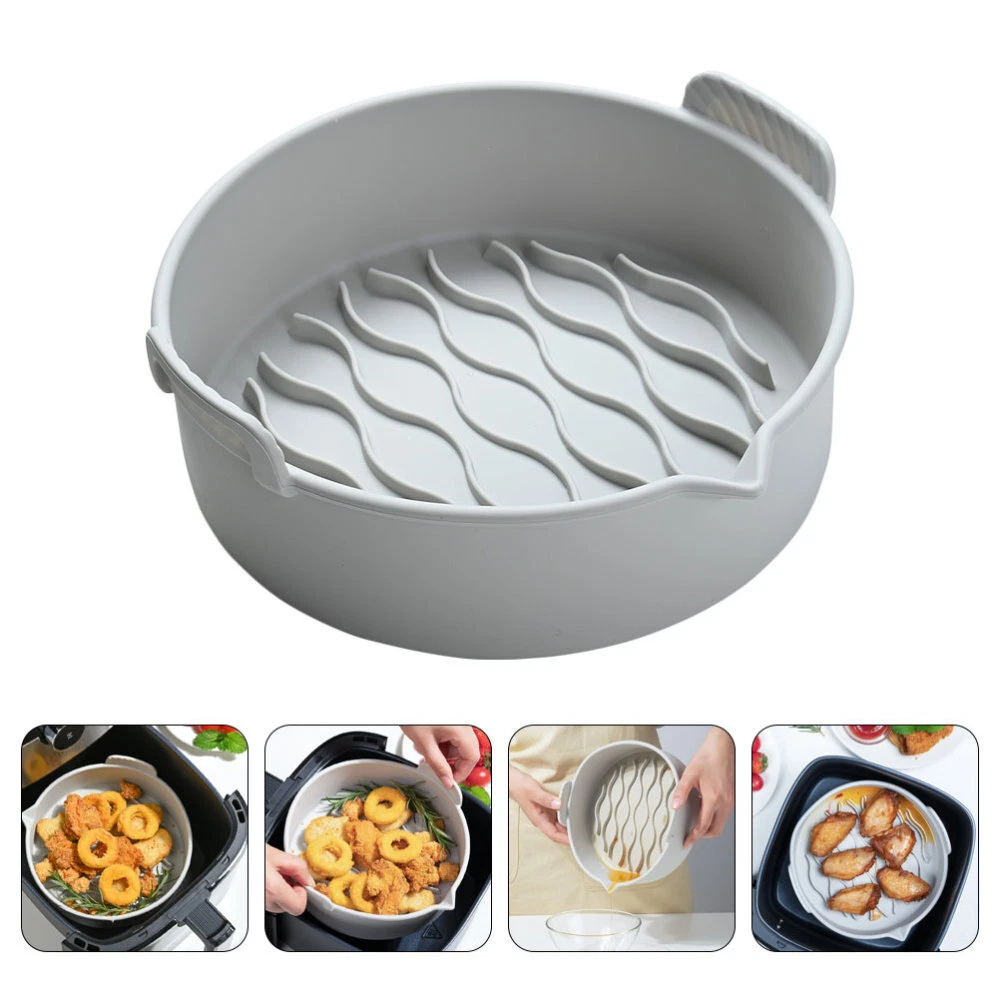 Air Fryer Baking Liner Household Air Fryer Silicone Tray Kitchen Silicone Liner
